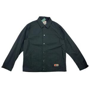 Fjallraven Vardag M Water Resistant Button Jacket Dark Green Size XL